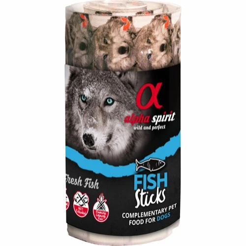 Alpha Spirit Fish Sticks 16 stk - kornfri hundesnacks med frisk fisk